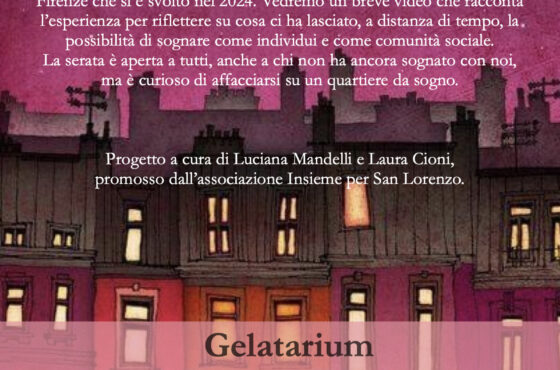 INSIEME PER SAN LORENZO: Proiezione “Un quartiere da sogno” (video finale) + eventi 25/28 giugno